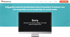 Desktop Screenshot of betaalsociaal.nl